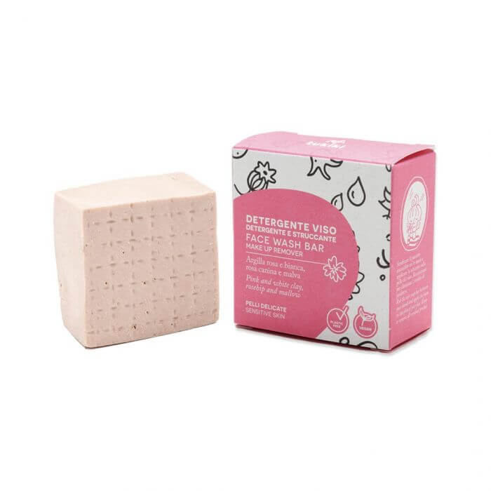 Plasticvrije face wash bar milieuvriendelijk dierproefvrij